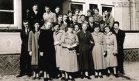 1879 - Klasse 10b Mittelschule Wieksberg Abgang M&auml;rz 1955