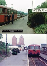 0956 - Bahnhof Neustadt - der letzte Zug nach Eutin 21.05.1981