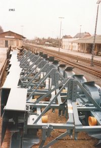 3152 - Bahnhof Fa.Kuhl Verladung 1985
