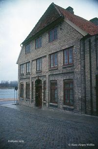 1555 - Burgstrasse Ecke Am Binnenwasser Fr&uuml;hjahr 1976 Dia