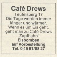w0648 - Cafe Drews , Teufelsberg 17, Juni 1983