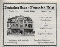 w0295 - Knees, Deutsches Haus, Hotel, Gastst&auml;tte, Am Markt