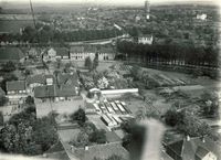 1926 - A3 - Luftbild Kirche Staack Waschgraben