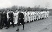 3229 - U-Bootschule ca.1940 - Marsch nach Altenkrempe (2)
