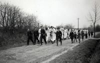 3232 - U-Bootschule ca.1940 - Marsch nach Altenkrempe
