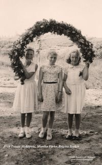 2966 - Vogelschie&szlig;en 1959 Traute Mehrpahl, Monika Fiehn,Brigitte Seeker
