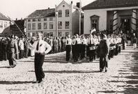 21 - Spielmannszug Marktplatz 1953