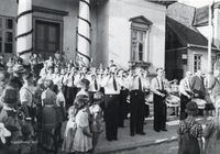 22 - Spielmannszug Marktplatz 1953
