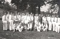 37 - Spielmannszug Gruppenaufnahme 1958