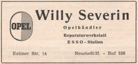 w0518 - Severin, Auto, Opel, Eutiner Stra&szlig;e 14, 1961