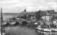 0168 Hafen Kutter Br&uuml;cke 1953