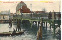 1193 - Hafen Br&uuml;cke coloriert 1908
